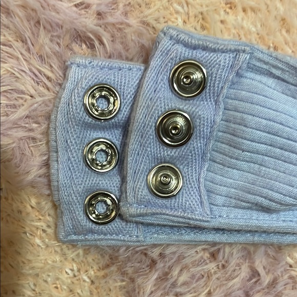 Periwinkle Ribbed Bodysuit - Picture 3 of 5